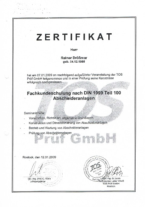 Fachkunde Öl RD
